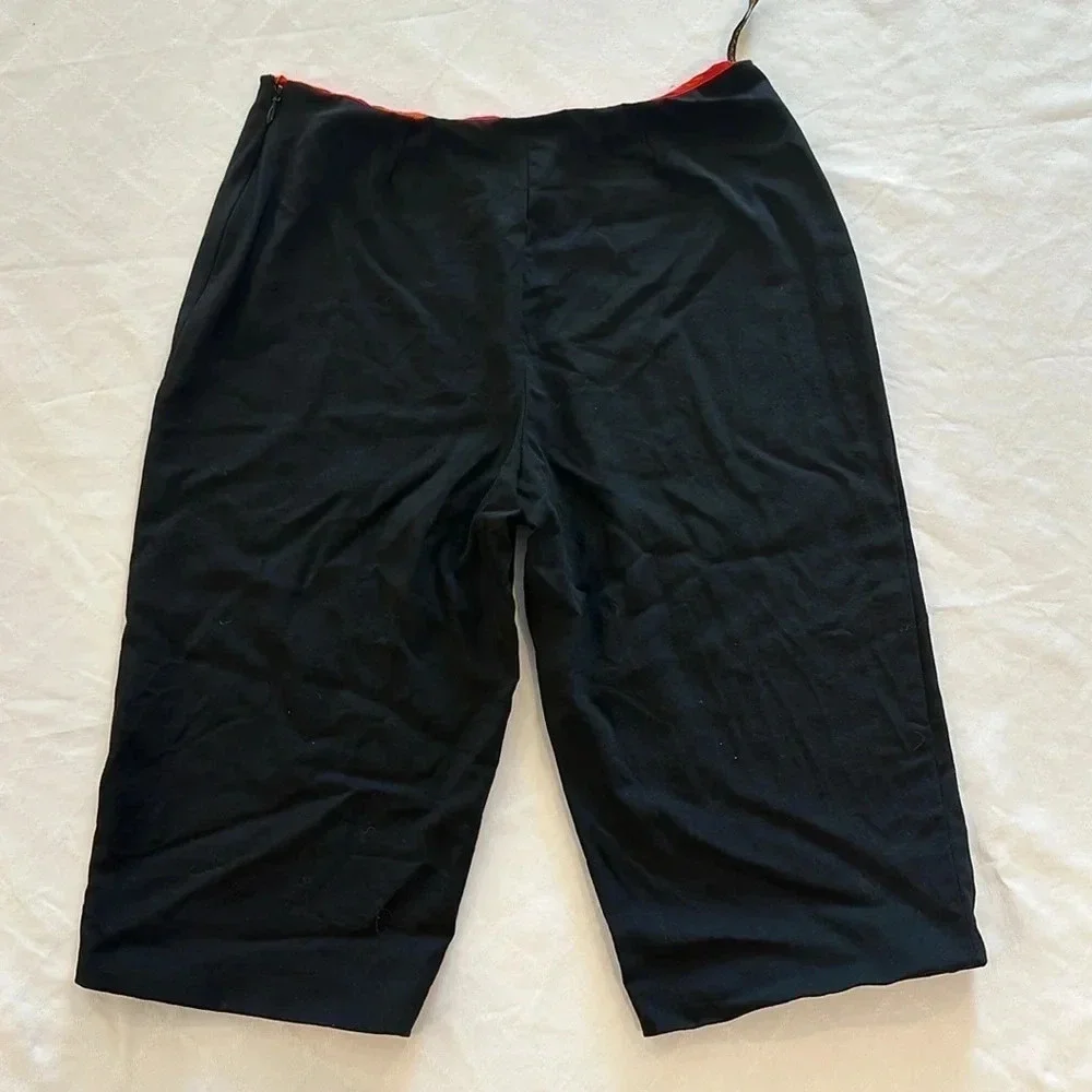 Christian Lacroix Paris women’s virgin‎ wool wide leg crop pants EUC EU 40 US 6
